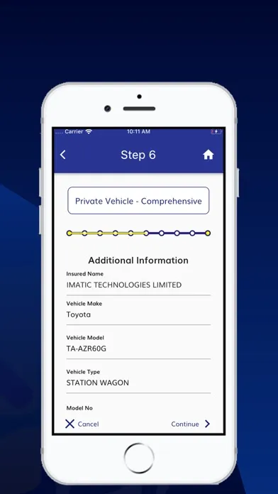 ZIC Bima App Screenshots