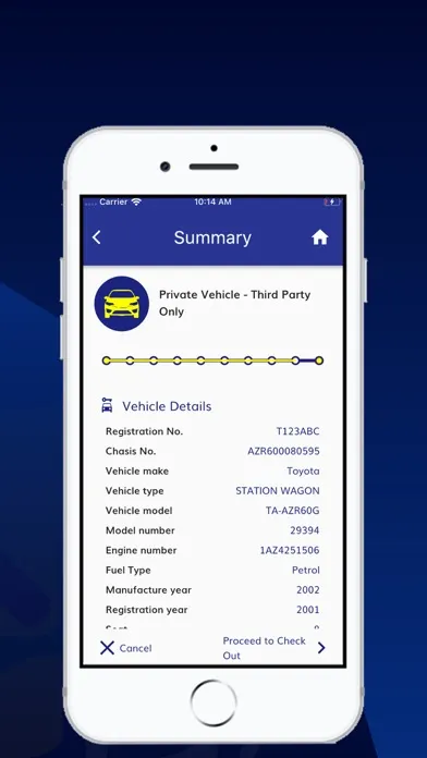 ZIC Bima App Screenshots