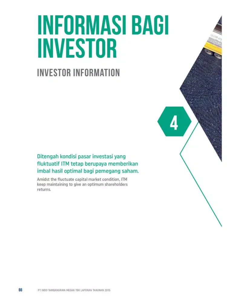 Capturas de tela do ITM 2015 Annual Report iPad 