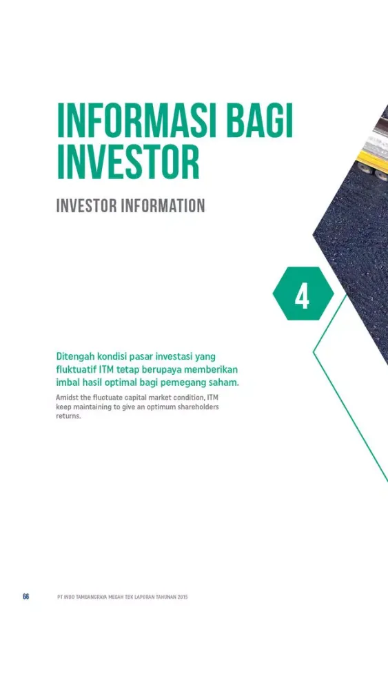 Capturas de tela do ITM 2015 Annual Report