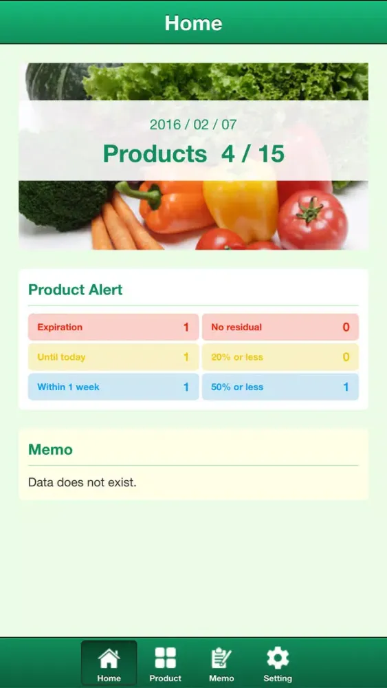FoodStaff - the duration of use of food and other Screenshots
