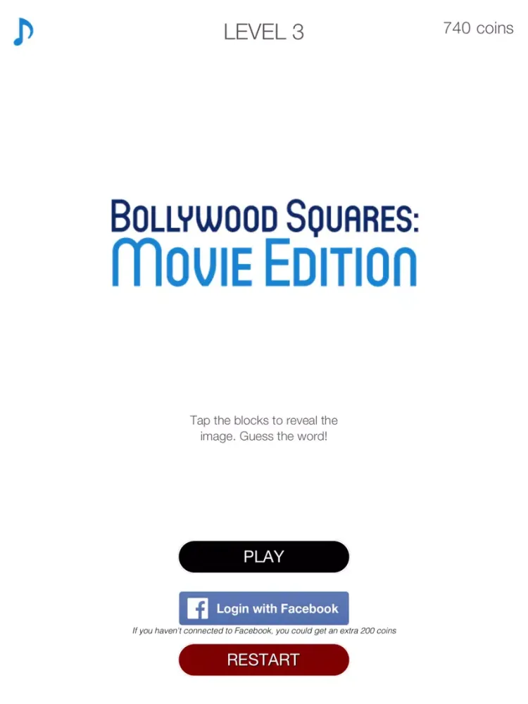 Bollywood Squares - Guess The Movie Edition iPad  Screenshots