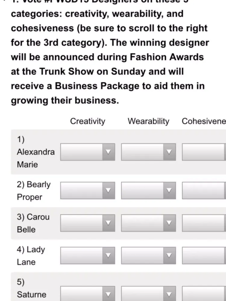 Fashion Week San Diego iPad  Screenshots