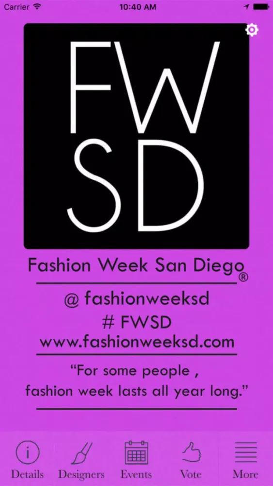 Fashion Week San Diego Screenshots