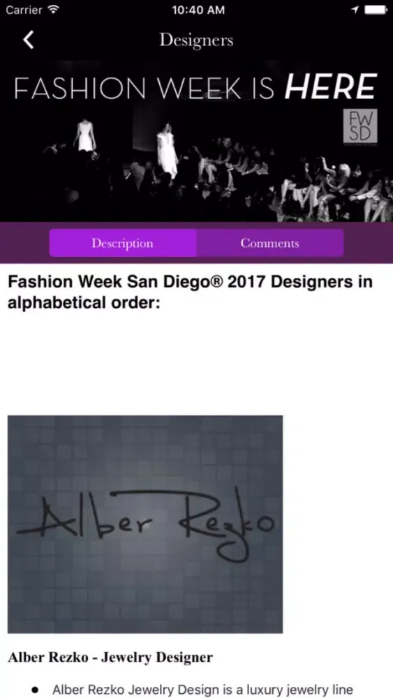 Fashion Week San Diego Screenshots