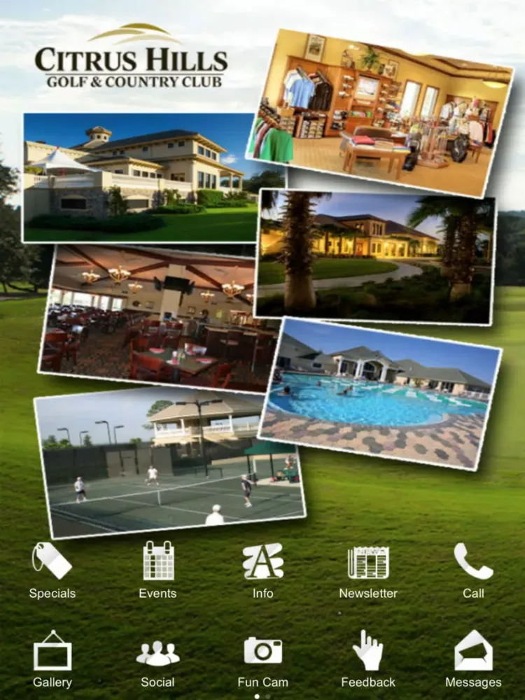 Citrus Hills Golf and Country Club iPad  Screenshots