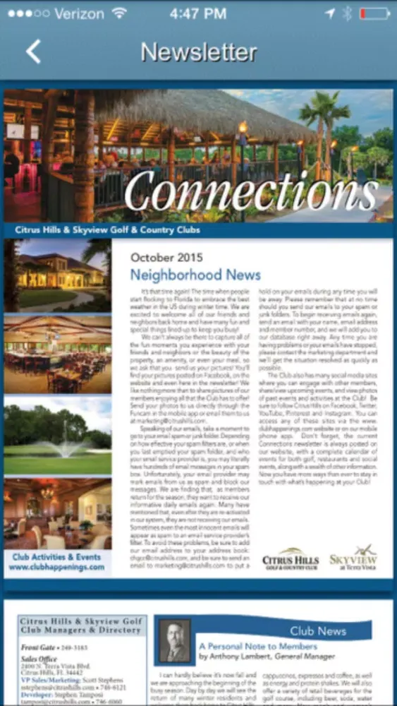 Citrus Hills Golf and Country Club Screenshots