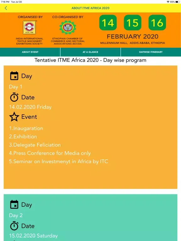 ITME AFRICA 2020 iPad 应用截图