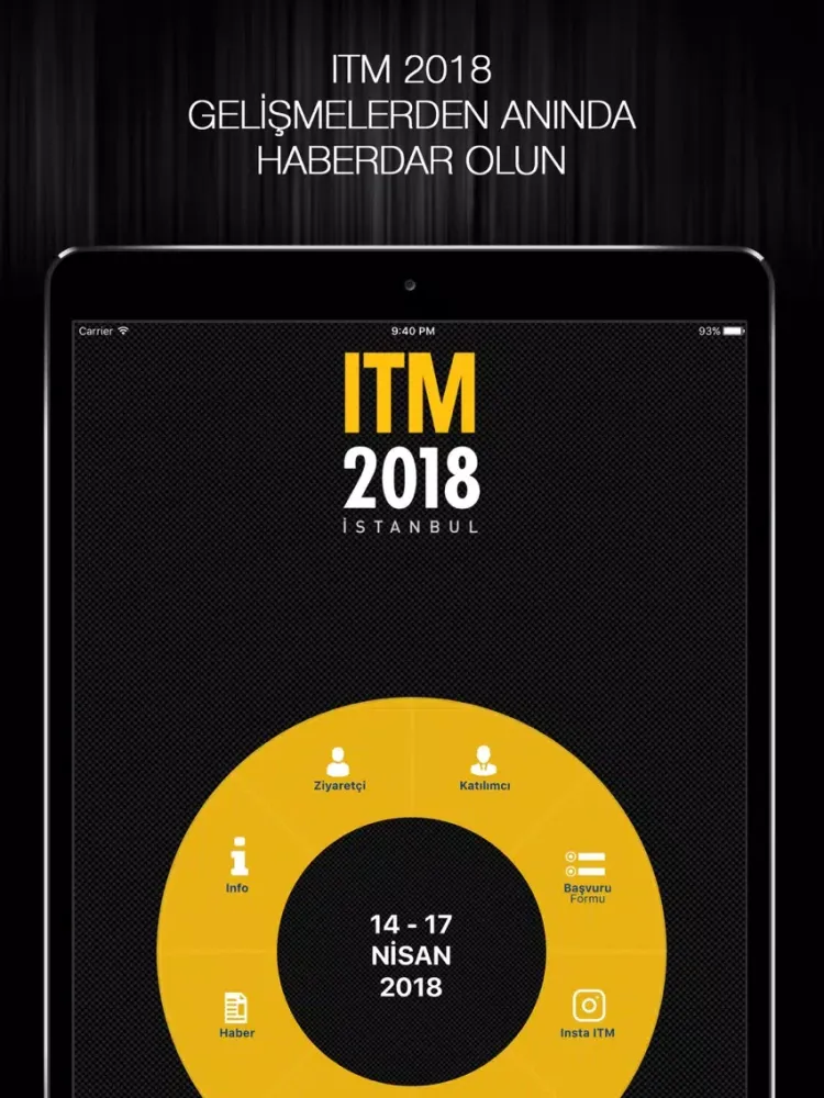 Ảnh chụp màn hình của ITM 2021 iPad 