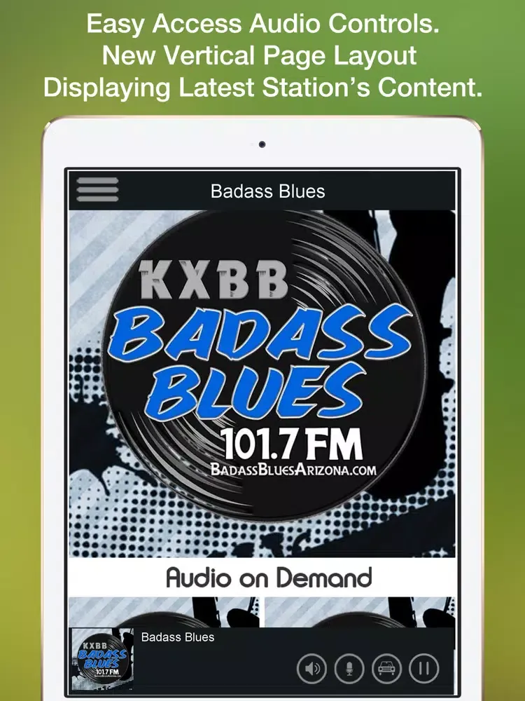 Ảnh chụp màn hình của Badass Blues iPad 