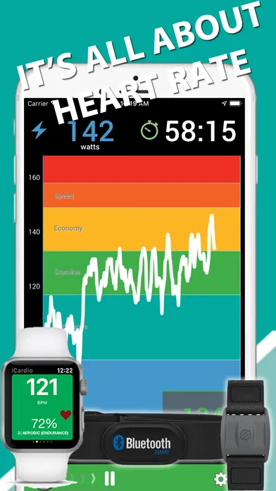 iBiker Cycling & Heart Trainer سکرین شاٹس