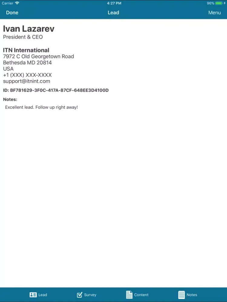 Zrzuty ekranu BCARDReader iPad 