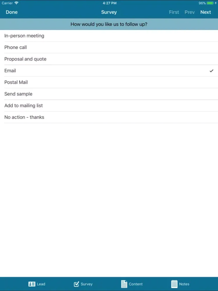 Zrzuty ekranu BCARDReader iPad 