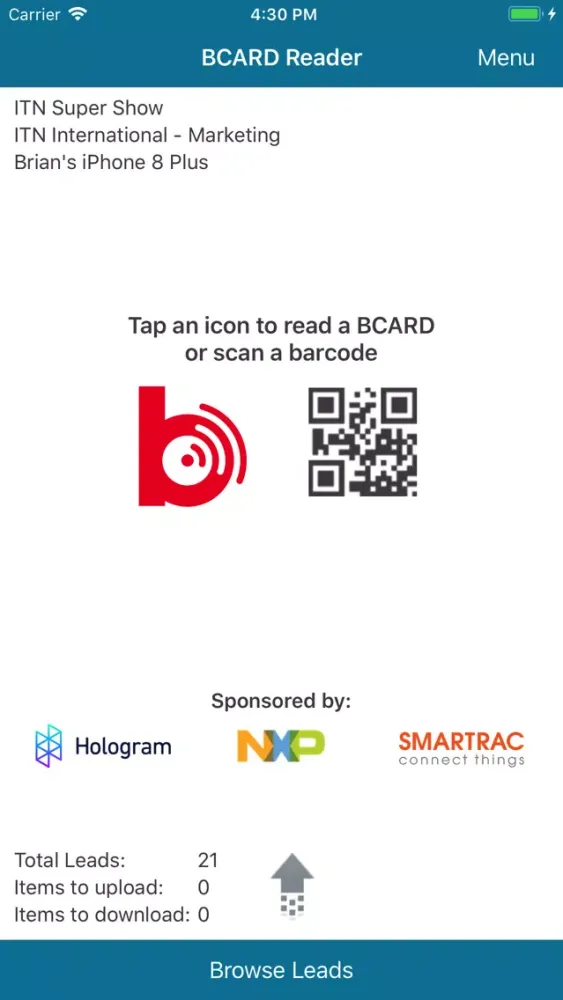 Zrzuty ekranu BCARDReader