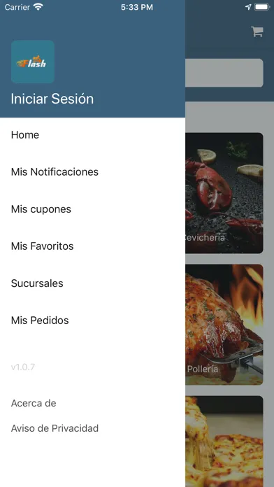 Flash Delivery Screenshots