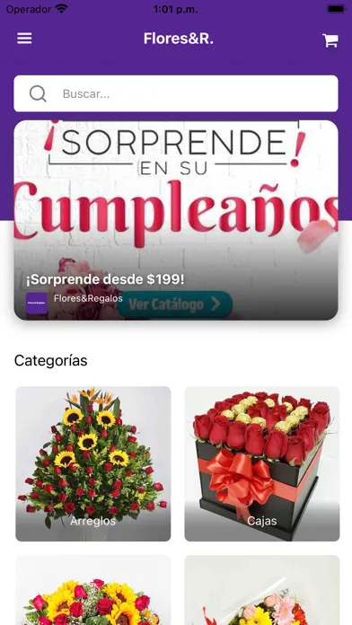 Flores&Regalos Ekran Görüntüleri