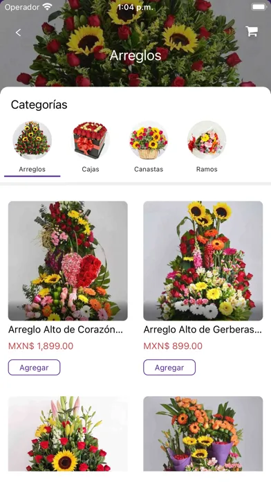 Flores&Regalos Ekran Görüntüleri