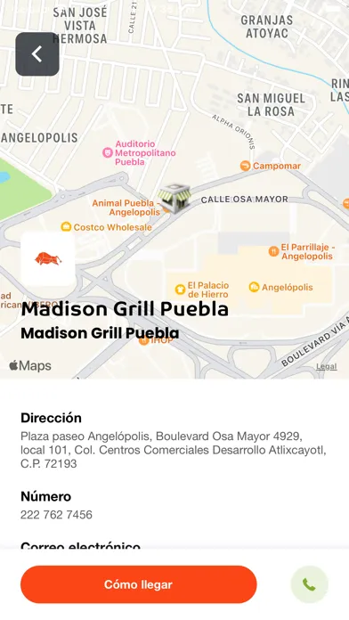 Captures d'écran de Madison Grill