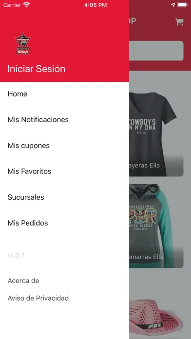 Capturas de tela do PBR MÉXICO SHOP