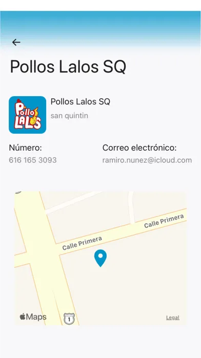 Capturas de tela do Pollos Lalos