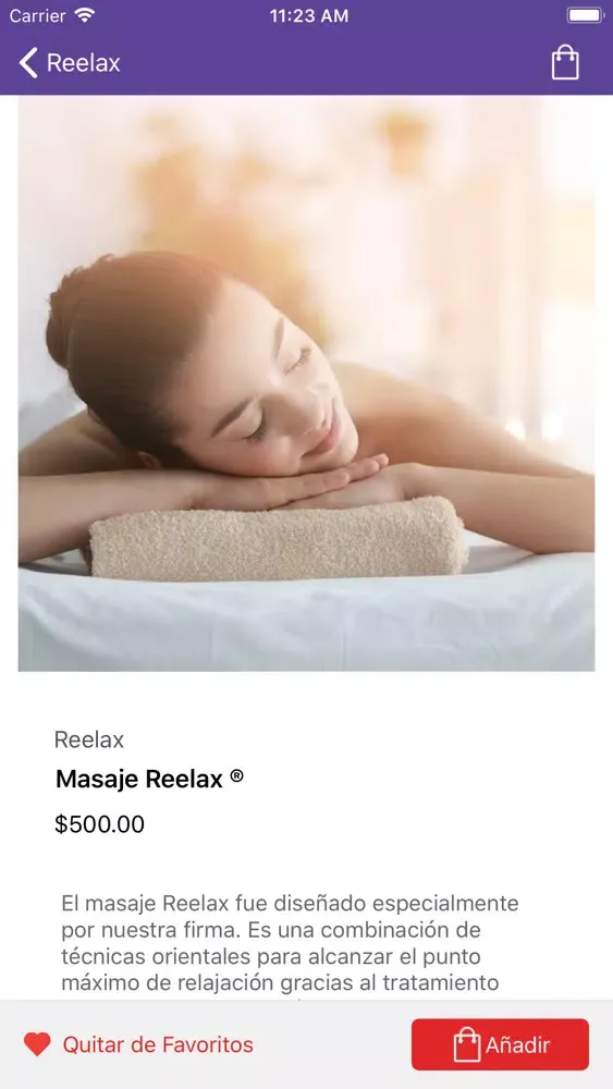 Tangkapan layar Reelax