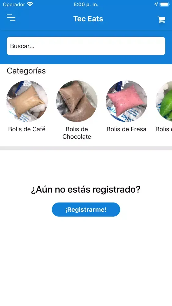 Screenshot di Tec Eats