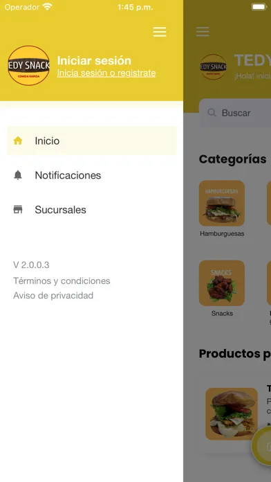 Capturas de tela do TEDY SNACKS
