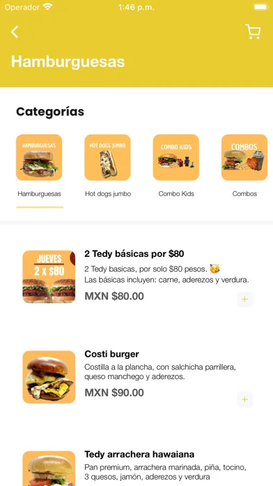 Capturas de tela do TEDY SNACKS
