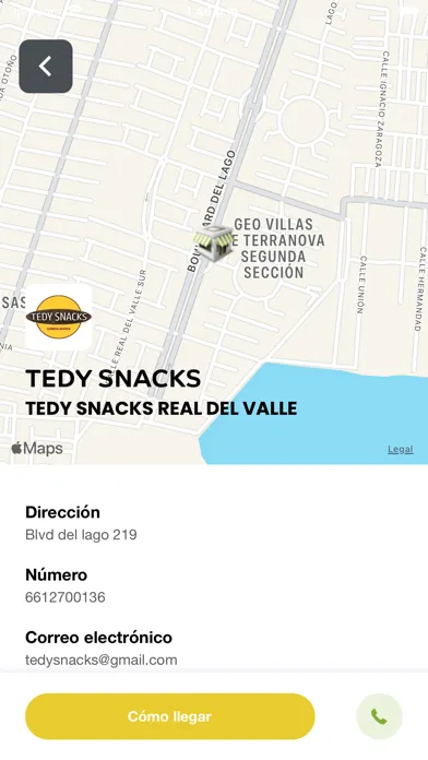 Capturas de tela do TEDY SNACKS