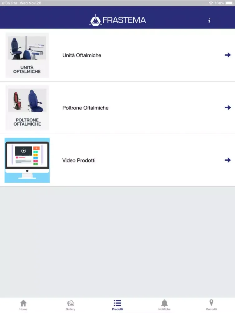 Frastema ophthalmic equipments iPad 應用截圖
