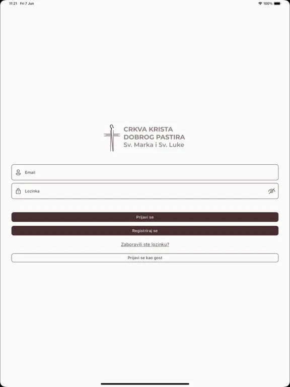 Screenshot di Crkva Krista Dobrog Pastira iPad 
