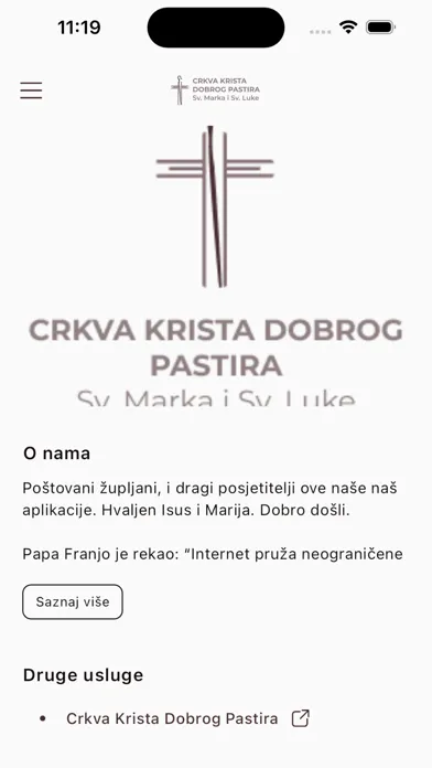 Screenshot di Crkva Krista Dobrog Pastira