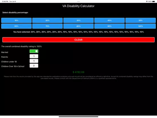 صور VA Disability Compensation iPad 