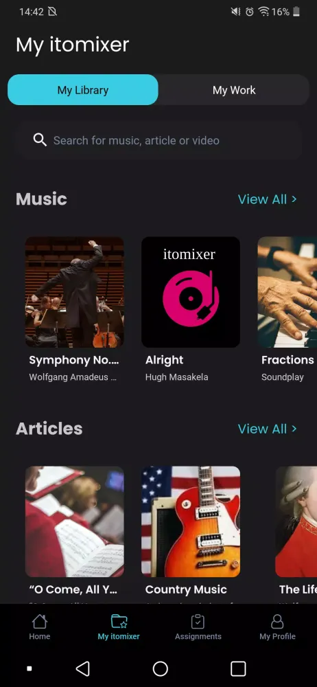 Screenshot di itomixer
