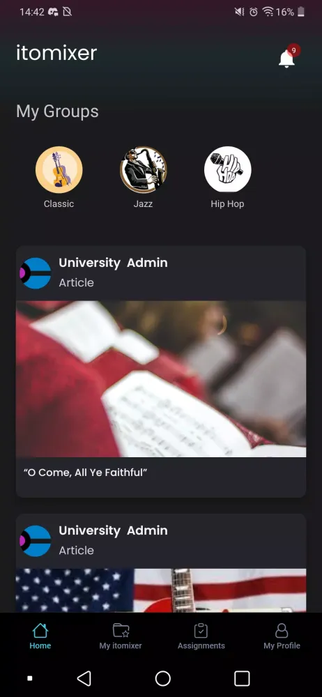 Screenshot di itomixer