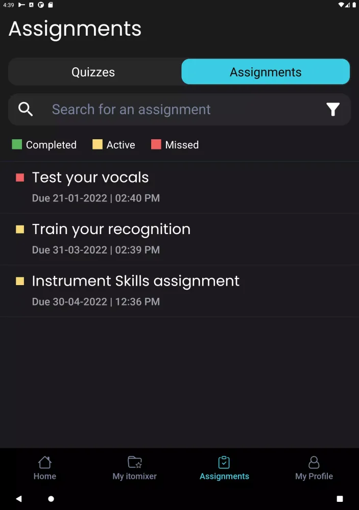 Screenshot di itomixer