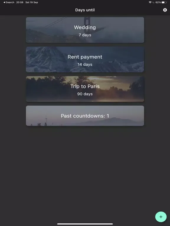 Zrzuty ekranu Days until - countdown app iPad 