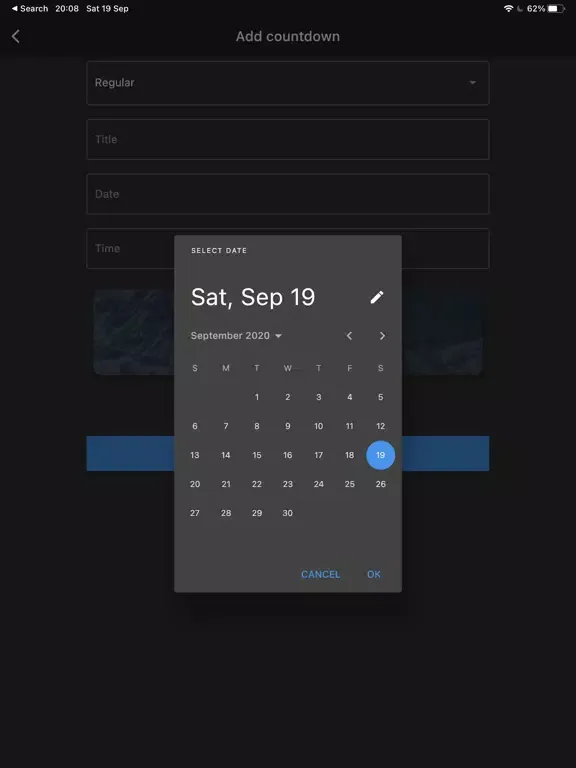 Zrzuty ekranu Days until - countdown app iPad 