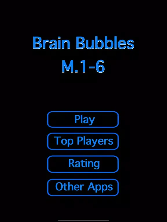 Ảnh chụp màn hình của BrainBubbles M.1-6 iPad 