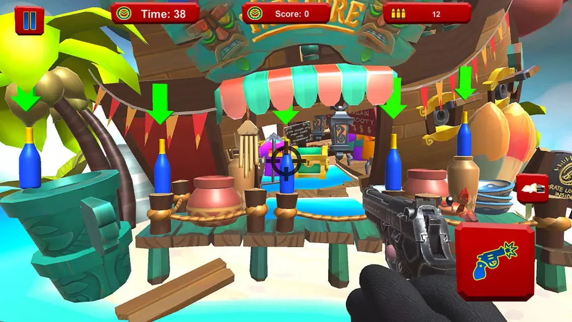 Bottle Sniper Shooter Master Ekran Görüntüleri