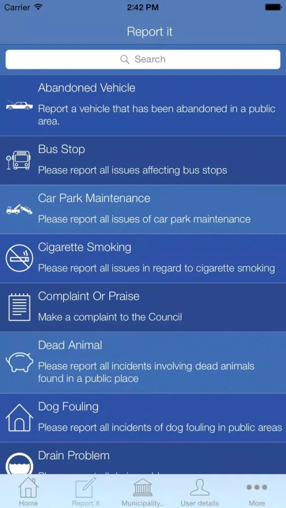 Capturas de pantalla de India - My Municipality Services