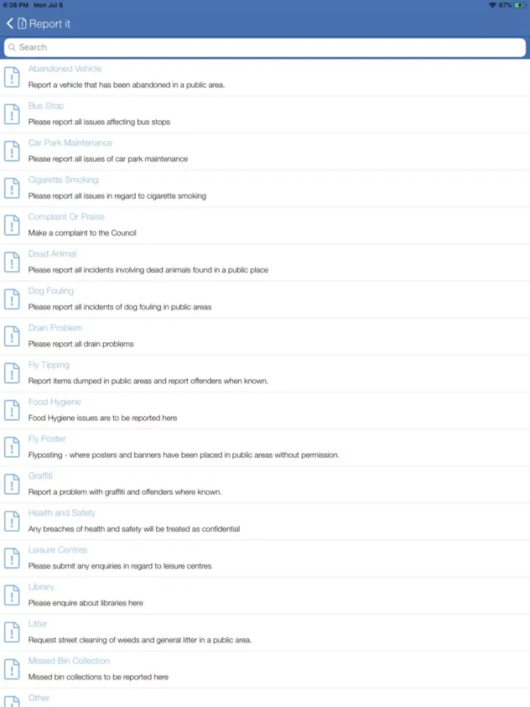 Capturas de tela do NZ - My Council Services iPad 
