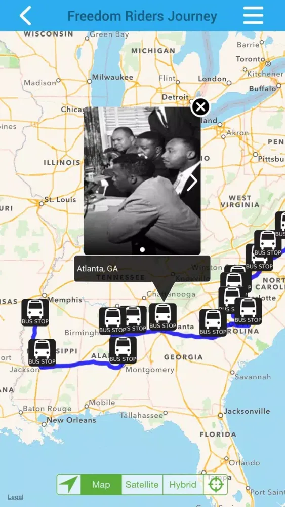 Freedom Riders Journey应用截图