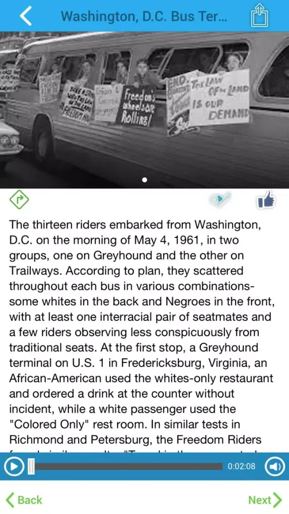 Freedom Riders Journey应用截图
