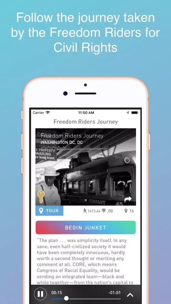 ภาพหน้าจอของ Freedom Riders Tour
