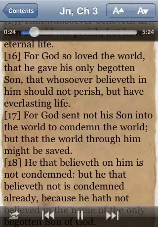 KJV Bible Audiobook Screenshots