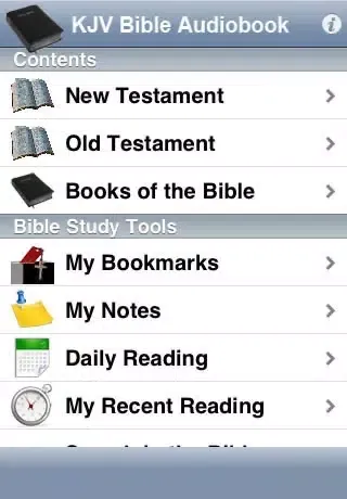 KJV Bible Audiobook Screenshots