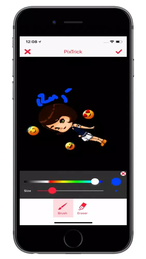 Tangkapan skrin PixTrick
