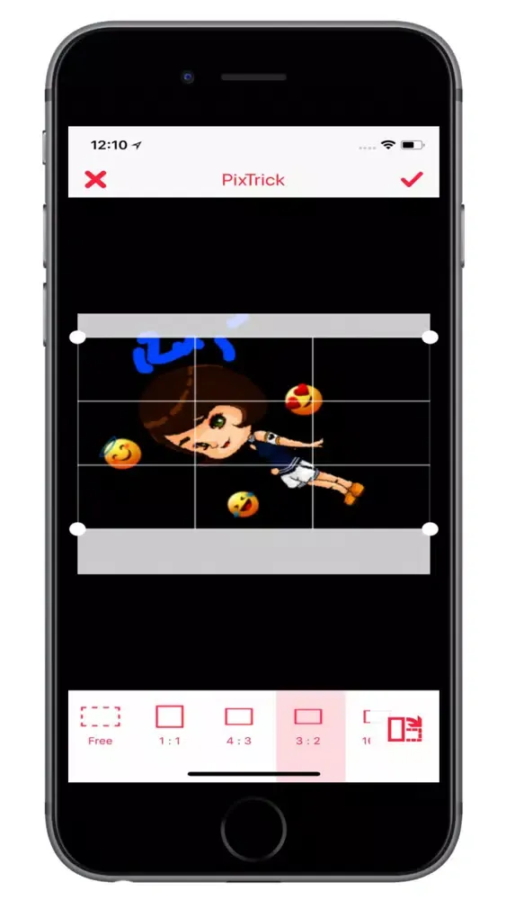 Tangkapan skrin PixTrick
