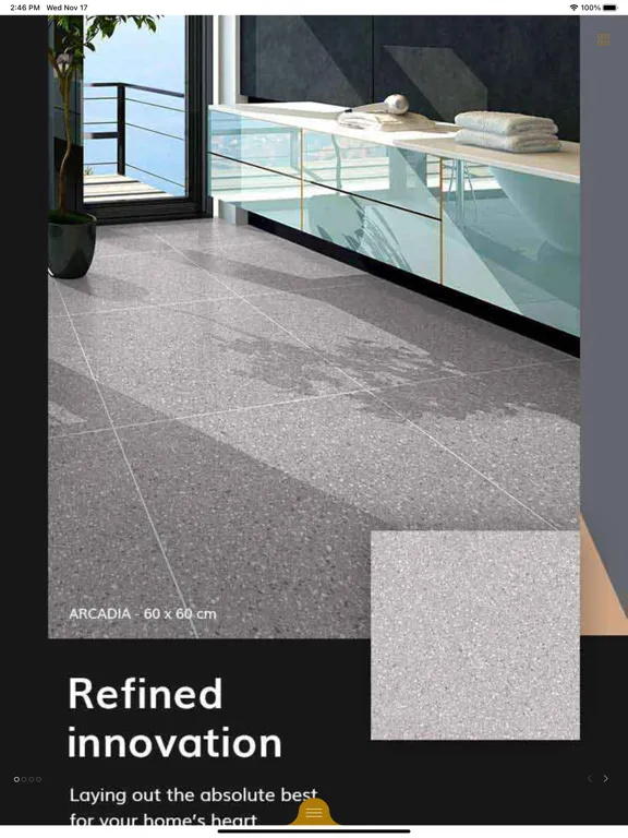 ภาพหน้าจอของ Arna Porcelain Tiles iPad 